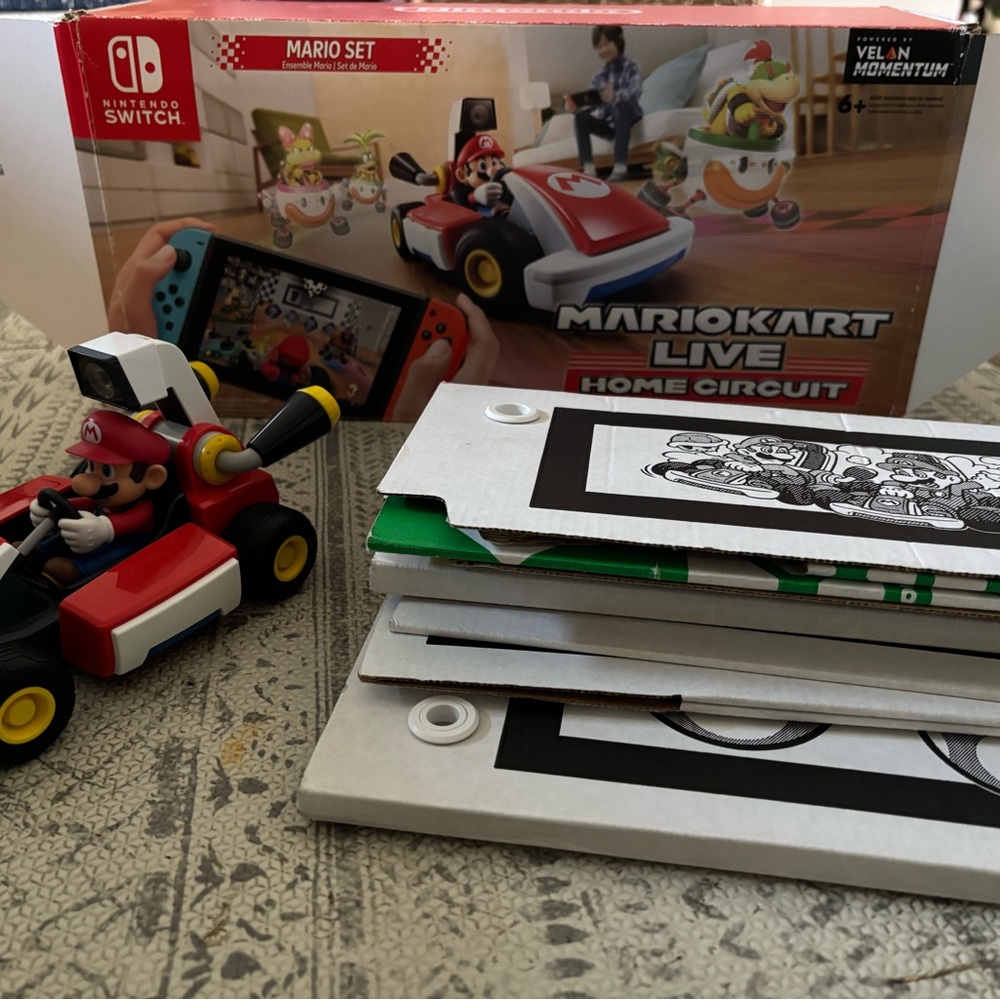 Nintendo Mario Kart Live Home Circuit - Red, White & Black Mario Kart Figure